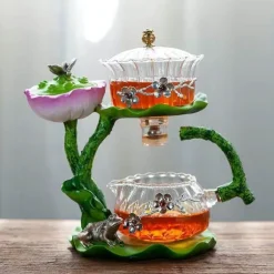 Mystic Lotus Räucher-Teekanne – Aromatisches Duftdekor für Zuhause