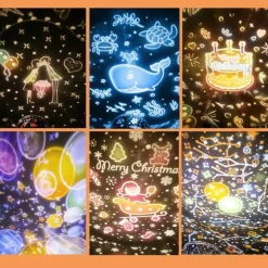 Nachtlicht für Kinder – Kleine gelbe Ente Projektorlampe