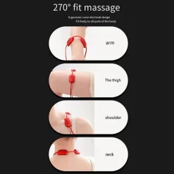 Nackenmassagegerät für die Halswirbelsäule – Tragbares Gerät zur Entlastung von Schultern und Wirbelsäule