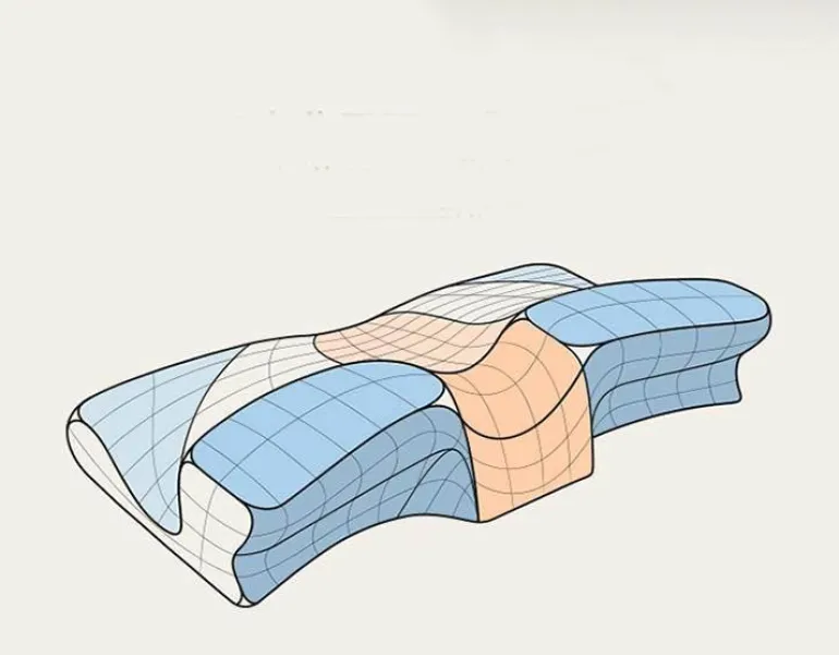 Nackenstützkissen aus Memory-Schaum – Ergonomisches Reisekissen