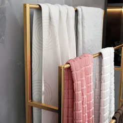 Nadine Bath Towel Rack - Modern Bathroom Organizer