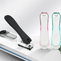 Nagelknipser aus Edelstahl mit rotierendem Kopf – ergonomisches Nagelpflegewerkzeug