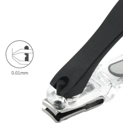 Nagelknipser aus Edelstahl mit rotierendem Kopf – ergonomisches Nagelpflegewerkzeug