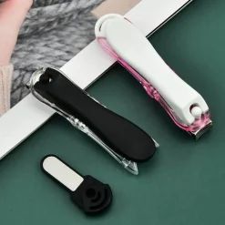 Nagelknipser aus Edelstahl mit rotierendem Kopf – ergonomisches Nagelpflegewerkzeug