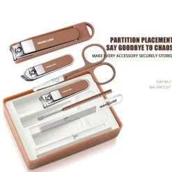 Nagelpflegeset aus Edelstahl – Professionelles Maniküre-Werkzeugset