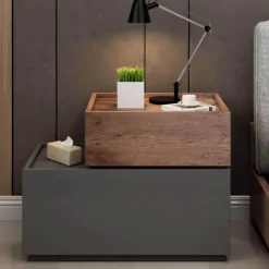 Natacha Nachttisch – Moderner Nachttisch mit Stauraum