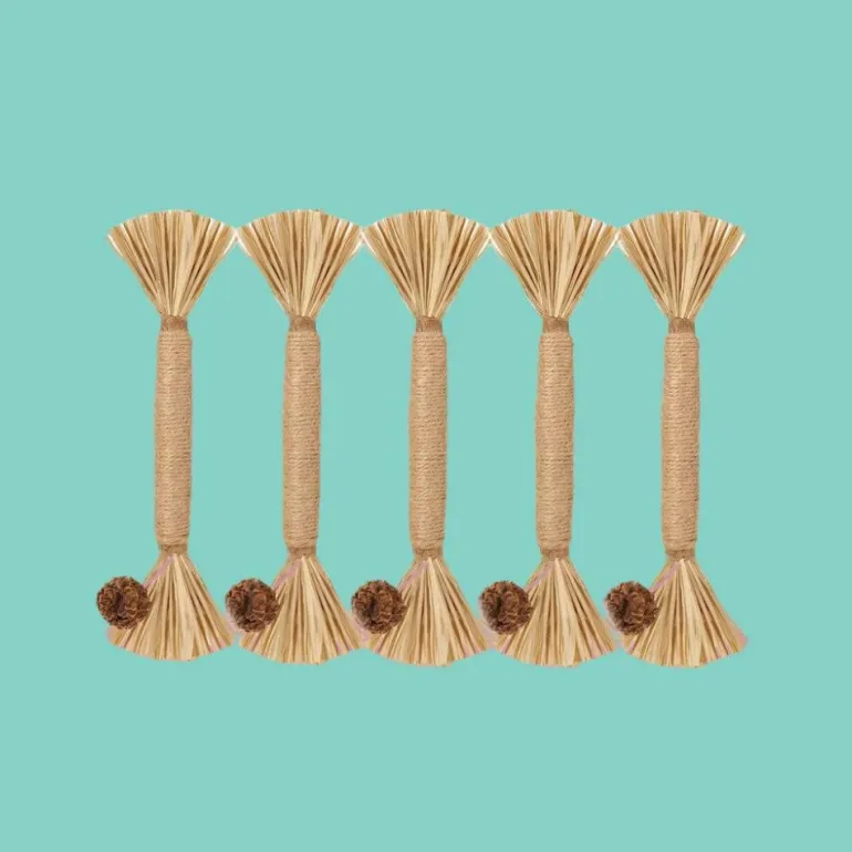 Natürliches Baby-Beißspielzeug-Set – 5-teilige Kollektion zur Beruhigung und Linderung