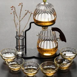 Nature Leaf magnetisches halbautomatisches Teeservice