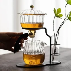 Nature Leaf magnetisches halbautomatisches Teeservice