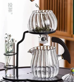 Nature Leaf magnetisches halbautomatisches Teeservice