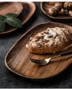 Naturholzteller - Unregelmäßiges Holzgeschirr