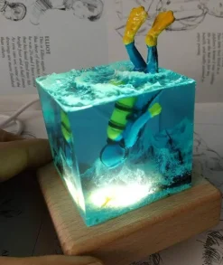 Nautical Scuba Diver Lamp - Unique Home Decor Light