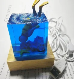 Nautical Scuba Diver Lamp - Unique Home Decor Light