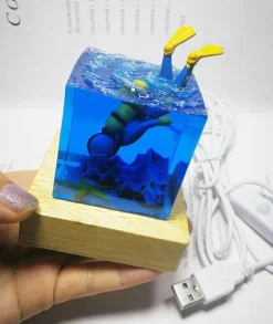 Nautical Scuba Diver Lamp - Unique Home Decor Light