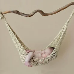 Neugeborenen Häkel-Hängematte Cocoon - Foto-Requisite