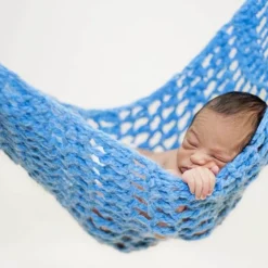 Neugeborenen Häkel-Hängematte Cocoon - Foto-Requisite
