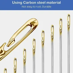 Nähset aus Edelstahl – Nadelfreies Zubehör für einfaches Nähen