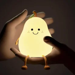 Niedliche Birnen-Nachttischlampe mit Touch-Funktion