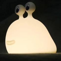 Niedliche Schnecken-LED-Nachtlampe – bezauberndes Licht mit Berührungssensor
