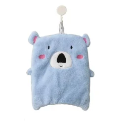 Niedliche Tierhandtücher - Panda Koala Frotteehandtücher mit Schlaufen