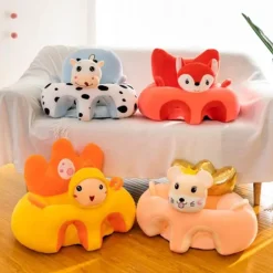 Niedlicher, bequemer Babysitz mit Tiermotiv – weicher Kinderstuhl