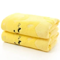 Niedliches Kätzchen-Handtuch aus Bambusfaser – weiches, robustes Badetuch für Kinder