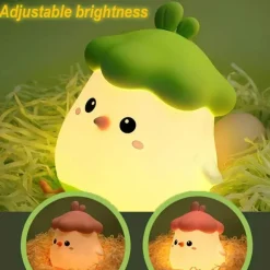Niedliches Tier-Silikon-LED-Nachtlicht - Haustierlampe