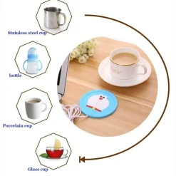 Niedliches USB-Kaffeewärmtablett aus Silikon