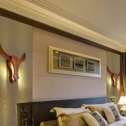 Nordic Bull Head Lamp - Unique Decorative Lighting Fixture