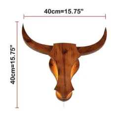 Nordic Bull Head Lamp - Unique Decorative Lighting Fixture