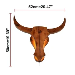Nordic Bull Head Lamp - Unique Decorative Lighting Fixture