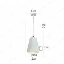 Nordic Ceramic Tea Cup - Stylish Lightweight Design