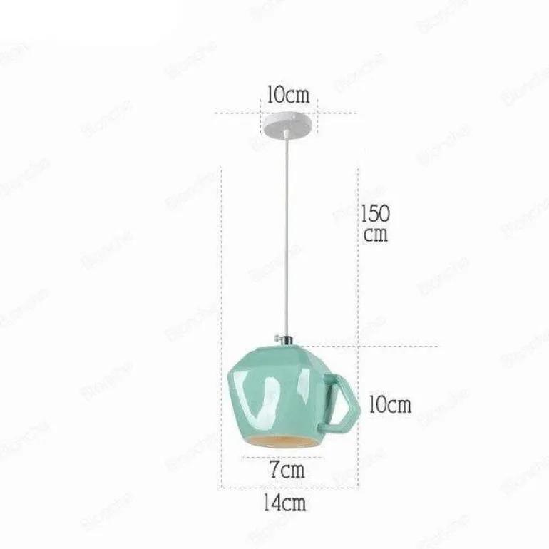 Nordic Ceramic Tea Cup - Stylish Lightweight Design