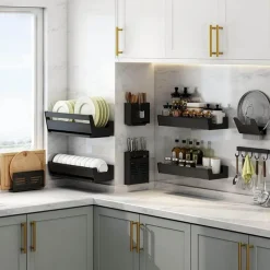 Nordic Dish Rack Organizer – Aufbewahrungslösung für die Küche