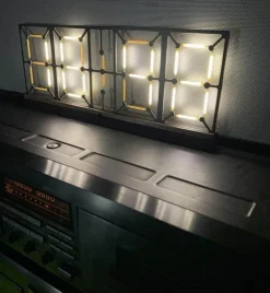 Nordic Double-Sided LED Clock - Modern Design Timepiece
