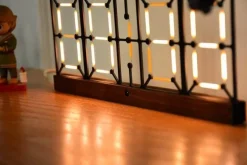 Nordic Double-Sided LED Clock - Modern Design Timepiece