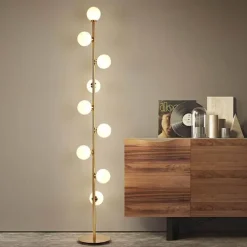 Nordic Floor Lamp - Stylish Earth Tone Lighting