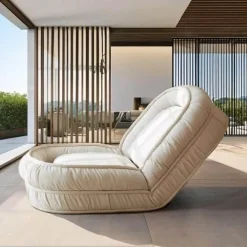 Nordic Foldable Recliner Sofa Bed - Lazy Single Sleeper Chair