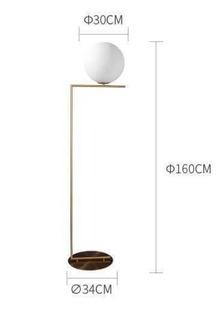 Nordic Glass Pendant Light - Modern Ceiling Fixture