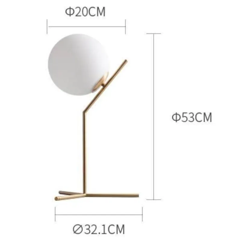 Nordic Glass Pendant Light - Modern Ceiling Fixture