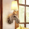 Nordic Horse Wall Lamp - Decorative Home Light Fixture