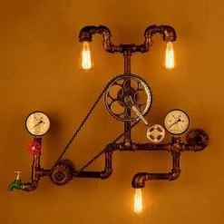 Nordic Iron Water Lamp - Loft Style Metal Lighting
