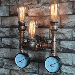 Nordic Iron Water Lamp - Loft Style Metal Lighting