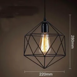 Nordic LED Art Hanging Lamp - Loft Business Style Lighting