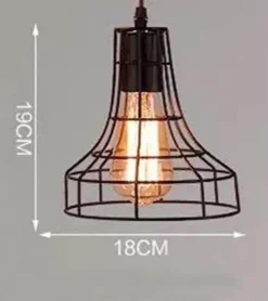 Nordic LED Art Hanging Lamp - Loft Business Style Lighting