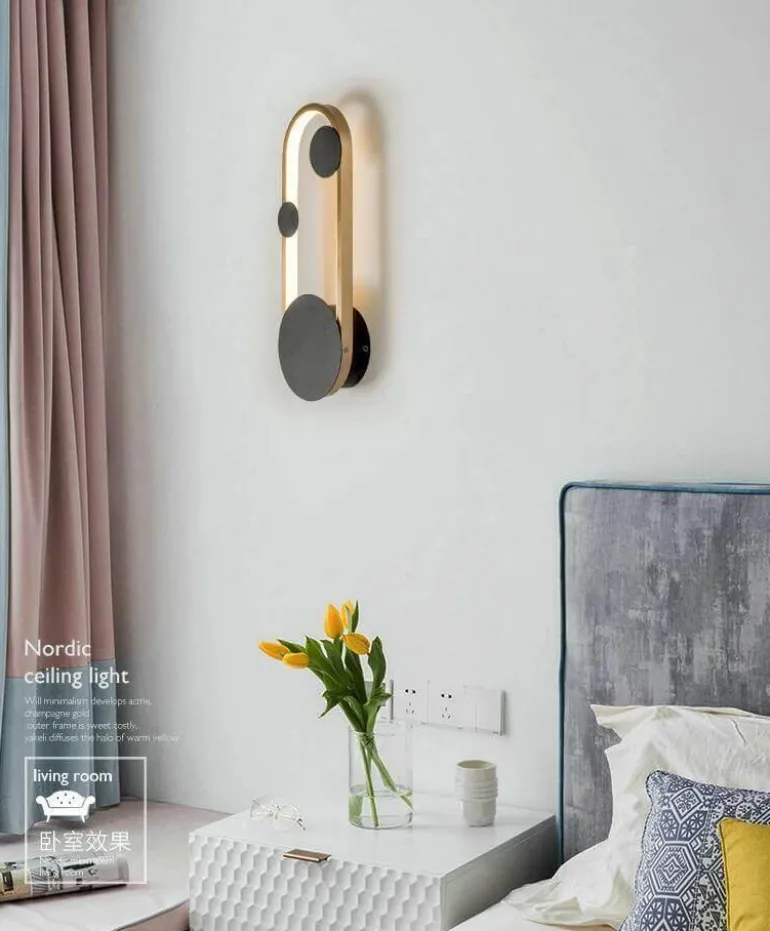 Nordic LED Wall Lamp - Modern Earthy Design