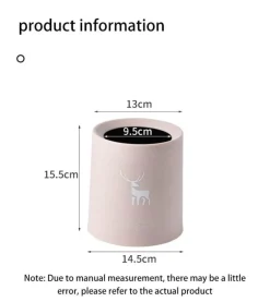 Nordic Mini Doppelschicht-Desktop-Mülleimer - Stilvoller Büro-Organizer