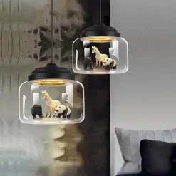 Nordic Minimalist Glass Pendant Lamp - Modern Lighting Design