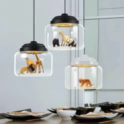 Nordic Minimalist Glass Pendant Lamp - Modern Lighting Design