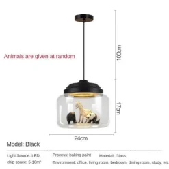 Nordic Minimalist Glass Pendant Lamp - Modern Lighting Design